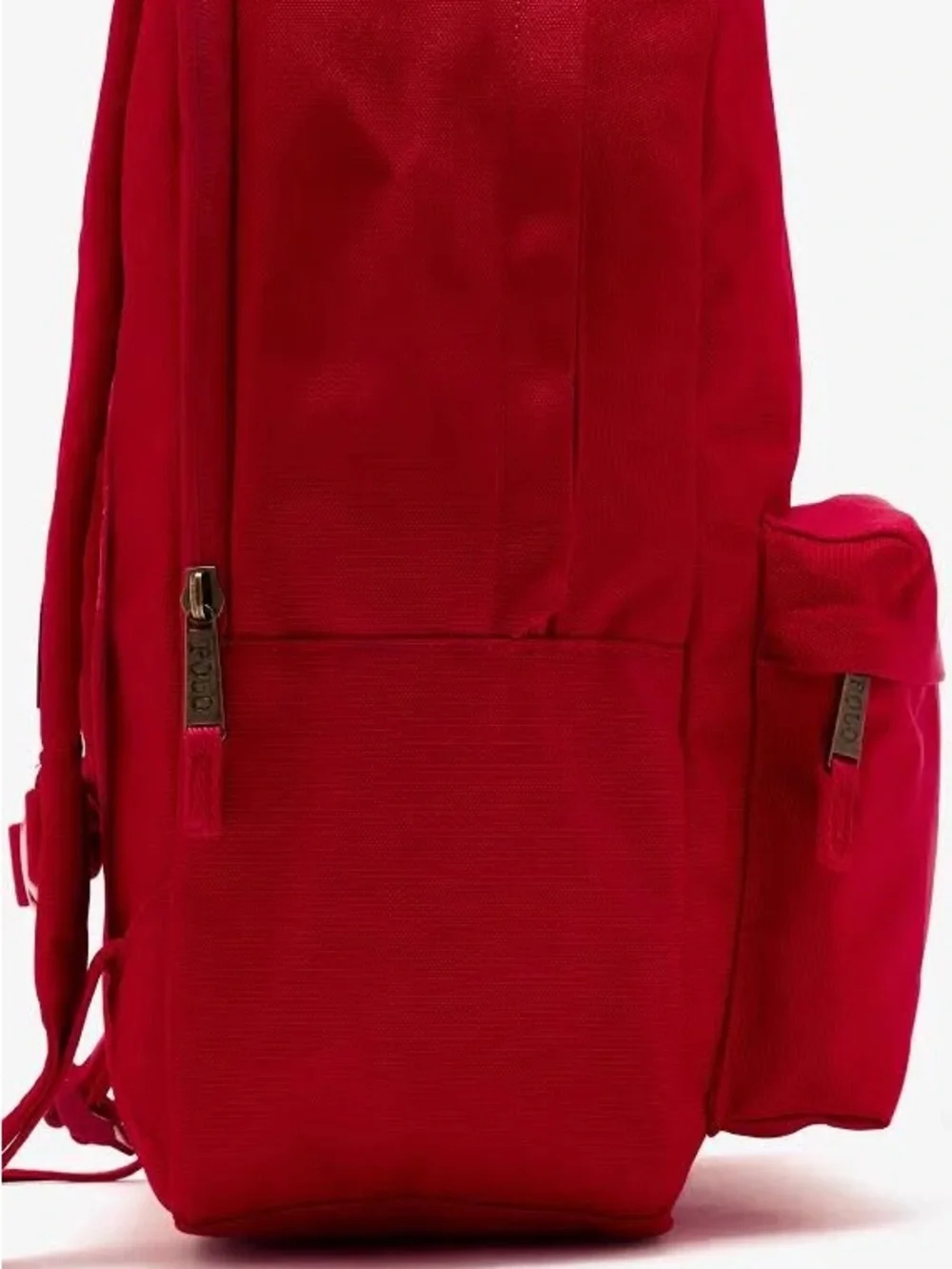 Polo by Ralph Lauren Red Canvas Backpack with Navy Logo